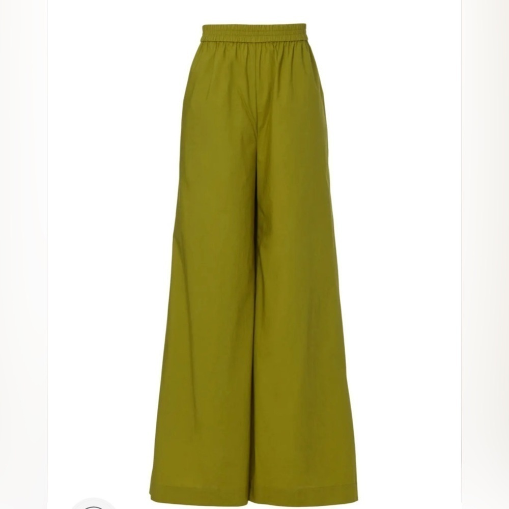 Toccin Green Palazzo Pants size Large - Picture 4 of 10